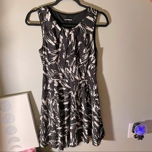 Express animal print mini dress